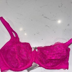 Victoria’s Secret 34 DD electric pink unlined demi bra for sale 🩷🩷🩷